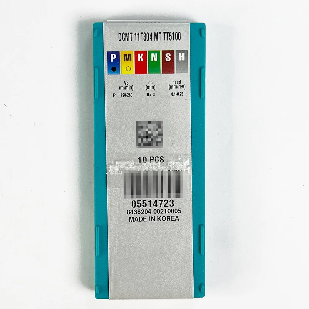 

HUAZHICHUN DCMT 11T304 MT TT5100 Carbide Insert Metal Turning Tool CNC