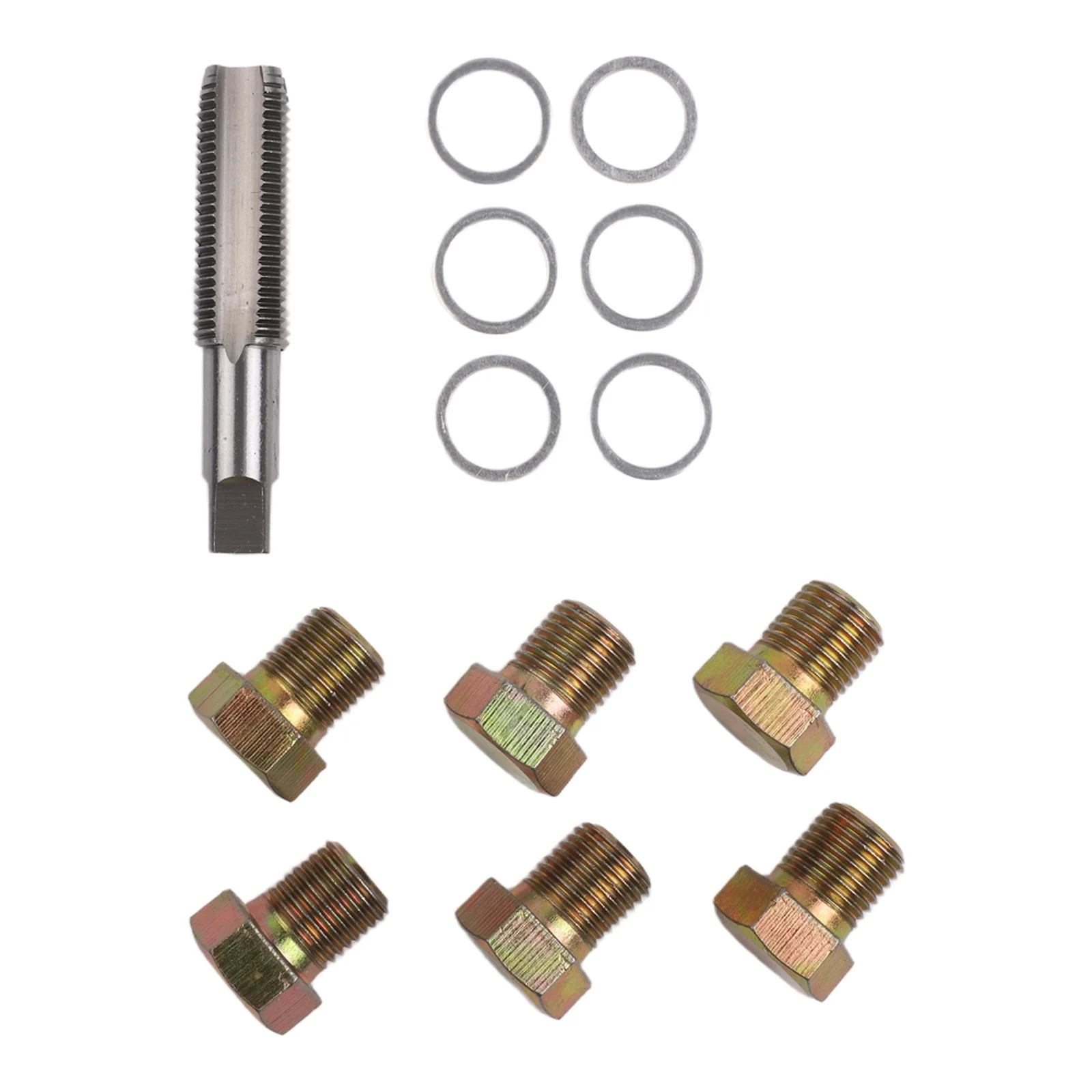 Automotive Tap Set Thread Repair Kit M13x1.5 Stainless Steel Construction Hardened And Tempered Wear Resistant
