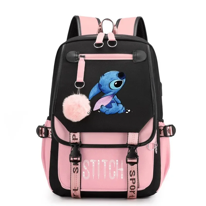 Disney cartoon Stitch New Kids Backpack Mini Schoolbag Girls and Boys Cute Shoulder Bag
