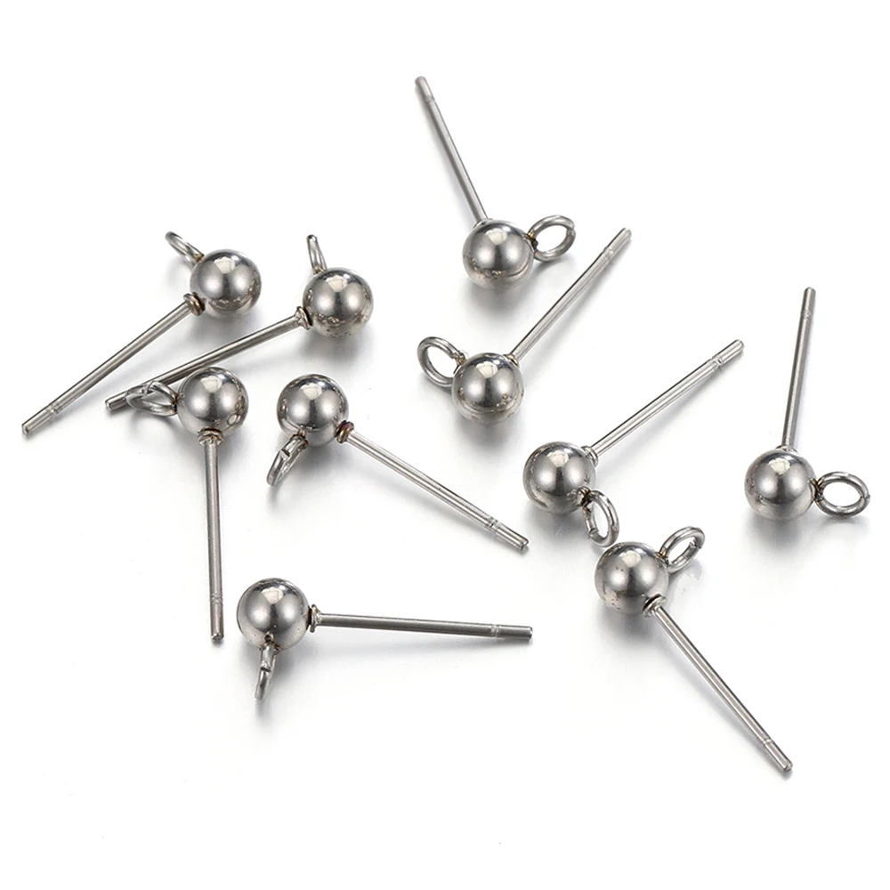 10–100 Stück Edelstahl-Ohrstecker, Ohrstecker für DIY-Ohrstecker, Schmetterlingsohr-Rücken, Schmuckherstellung – Detail 4
