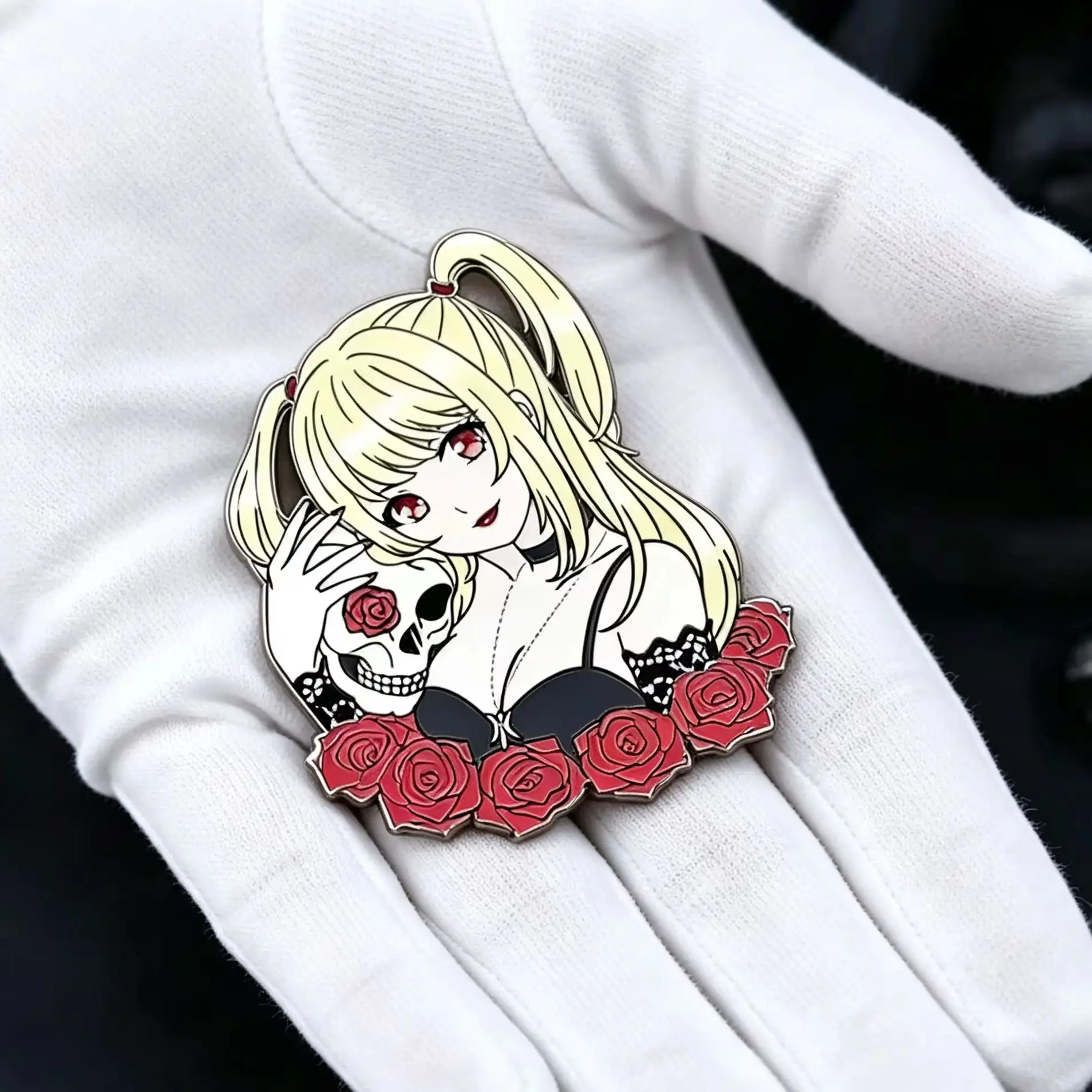 Anime Misamisa Enamel Pin manga Death Note evil eye Women's 