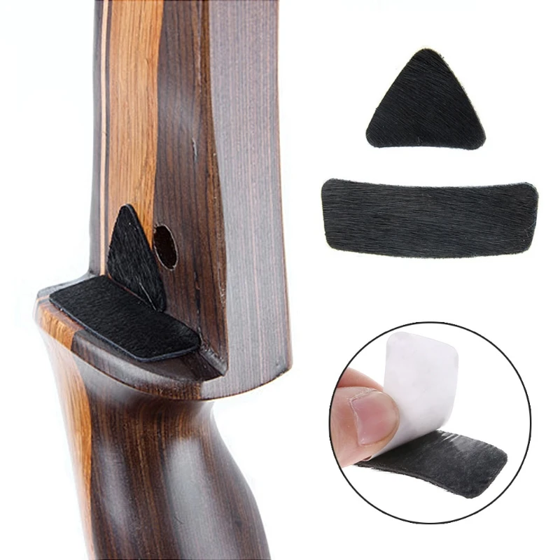 for Arrow Rest Pad Set, 2 Pieces Hunting Rest for Arrow Rest Pad Adhesive Patch Recurve Bow Arrows Rest Sticker