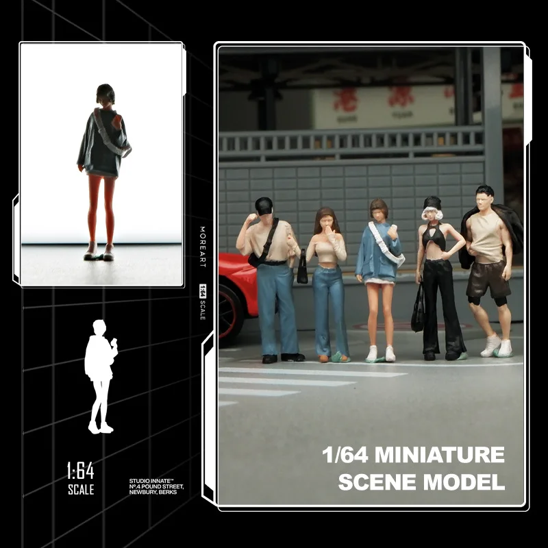 1:64 อะนิเมะกระเป๋าเป้สะพายหลังมินิตุ๊กตารูป Miniature การถ่ายภาพ props ฉาก DIY ตารางทรายภูมิทัศน์เครื่องประดับของขวัญ