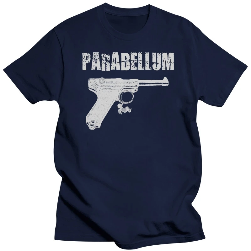 Men T Shirt Luger 9mm Parabellum Tee Shirt BLACK Schultz tshirts Women T-Shirt