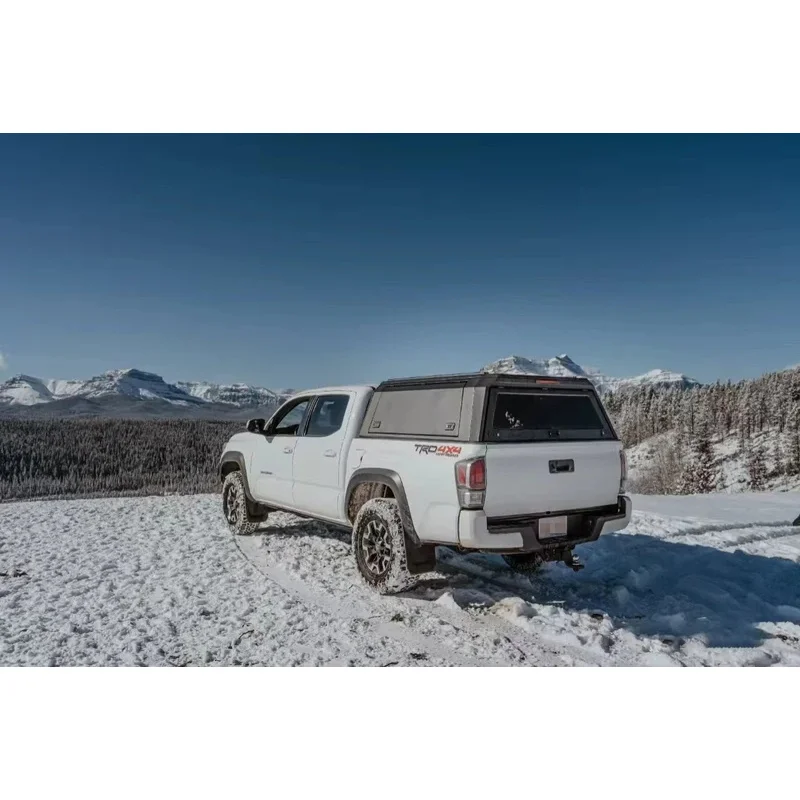 

Overland Aluminum Alloy Truck Canopy-Ready Hardtop Pickup Beds Waterproof Off-Road Topper Easy