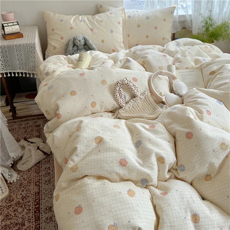 

Комплект из 3 предметов, мягкие пододеяльники и наволочки, пододеяльники для взрослых и детей, пододеяльники с принтом, приятные для кожи постельные принадлежности 이불커버