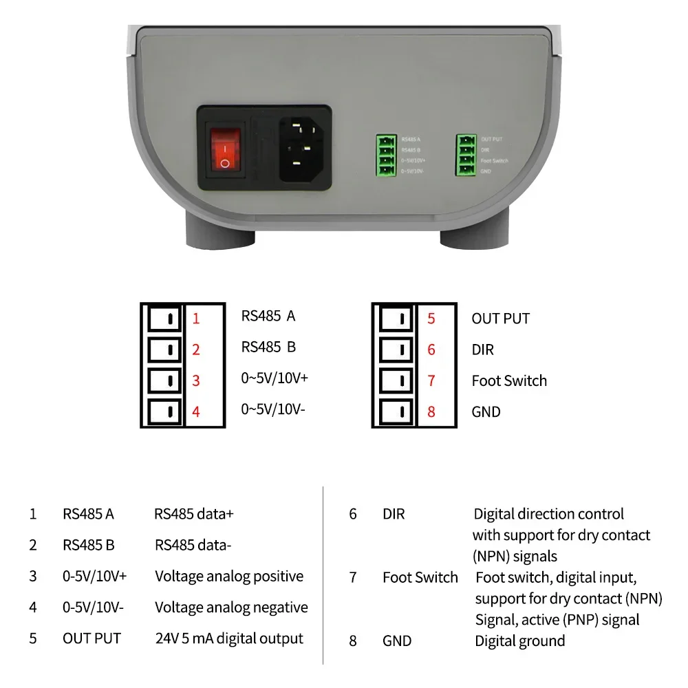 

2025newKamoer UIP-WIFI-E 1500ml/min High Flow Rate Touch Screen Foot Switch Control Smart Dispenser Laboratory Peristaltic Pump