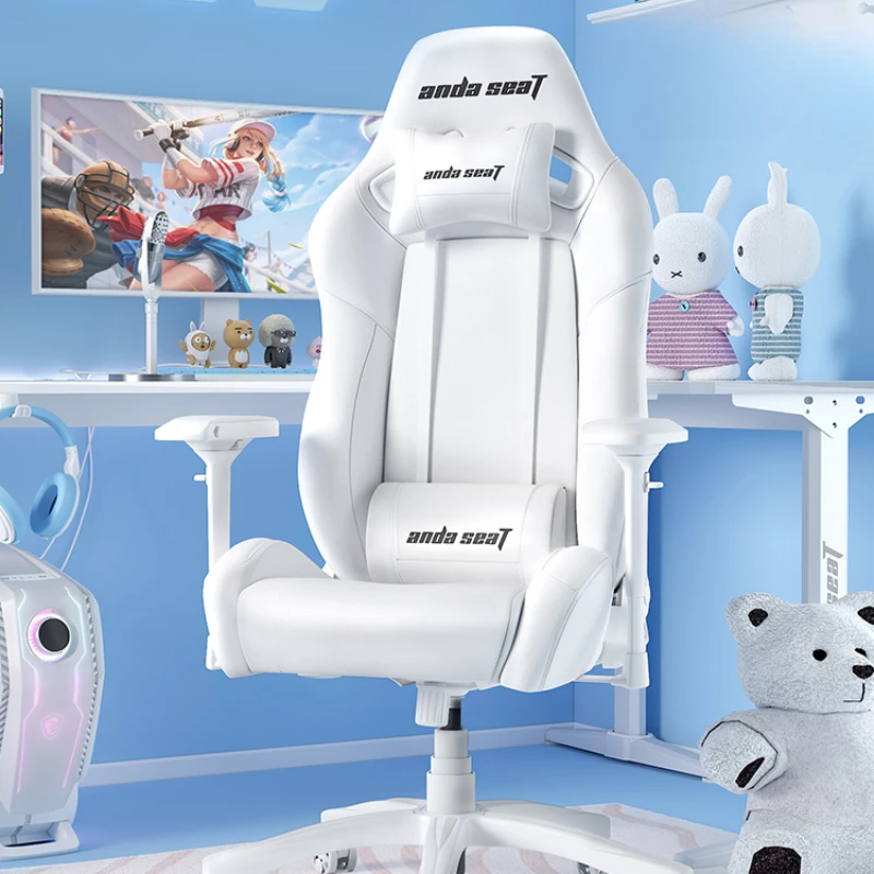 Ice and Snow Throne Gaming Chair Girls' Live Broadcast Chair Anchor Ergonomic Chair Home Computer Chair