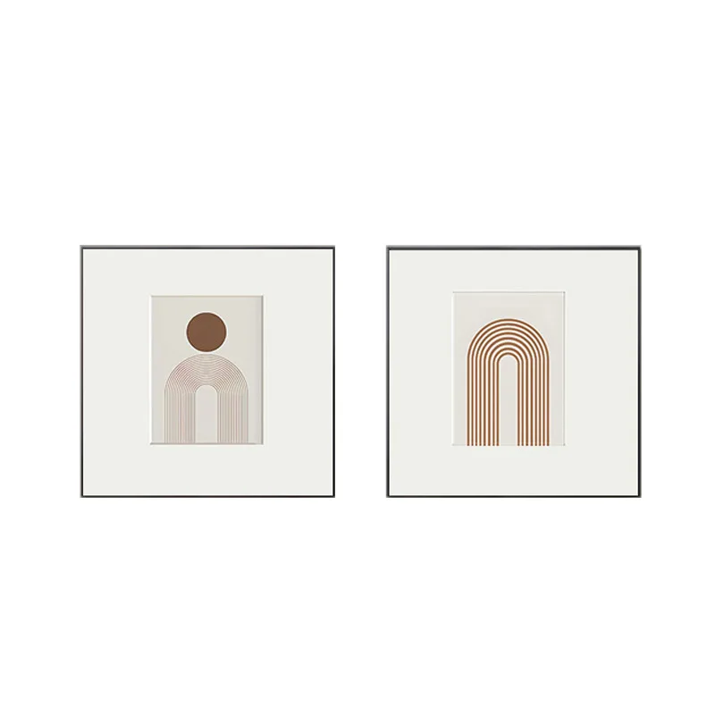 

Geometric Abstract Living Room Large White Wall Decoration Italian Simplicity Dopamine Art High Sense
