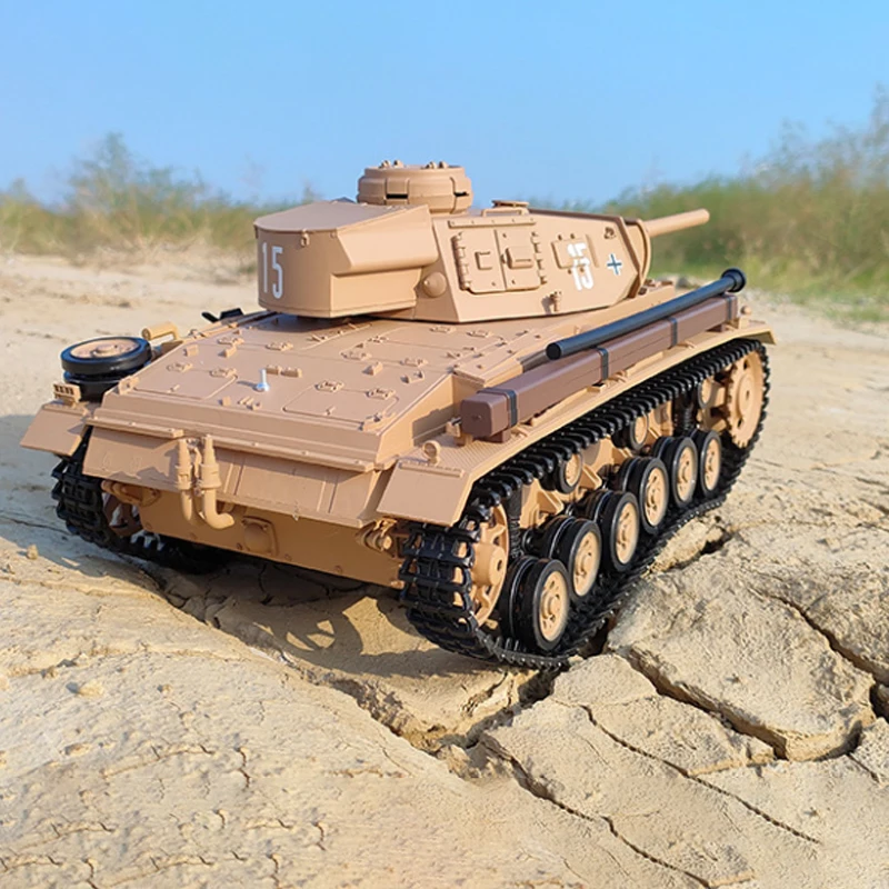 Kubin Kehenglong 3849-1 1:16 Deutscher Panzer III H-Typ-Panzer Simulation Fernbedienung Elektrischer multifunktionaler Wettbewerbspanzer