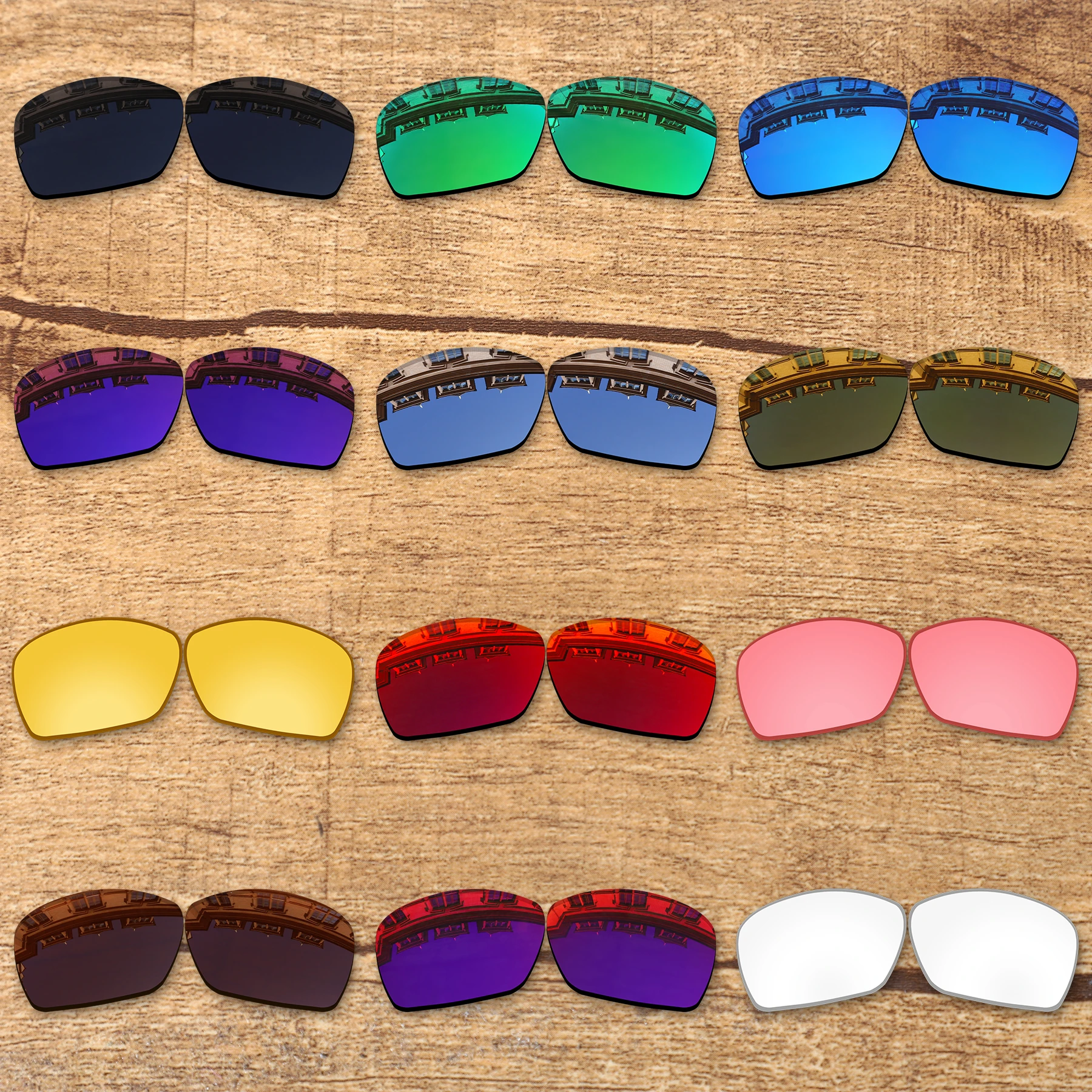 

Vonxyz 20+ Color Choices Polarized Replacement Lenses for-Oakley Plaintiff Squared Frame