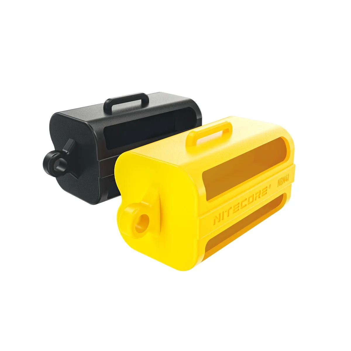 Original Nitecore 18650 Battery case Nitecore NBM41 Silicon case holder Storage box Portable Battery Magazine