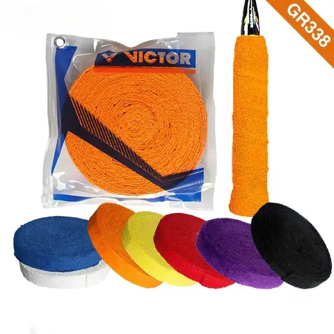 Original  Towel Badminton OverGrip Super Soft Grips Feel Towel Badminton Racket Hand Glue Tennis Racket Grip 1000cm Gr338