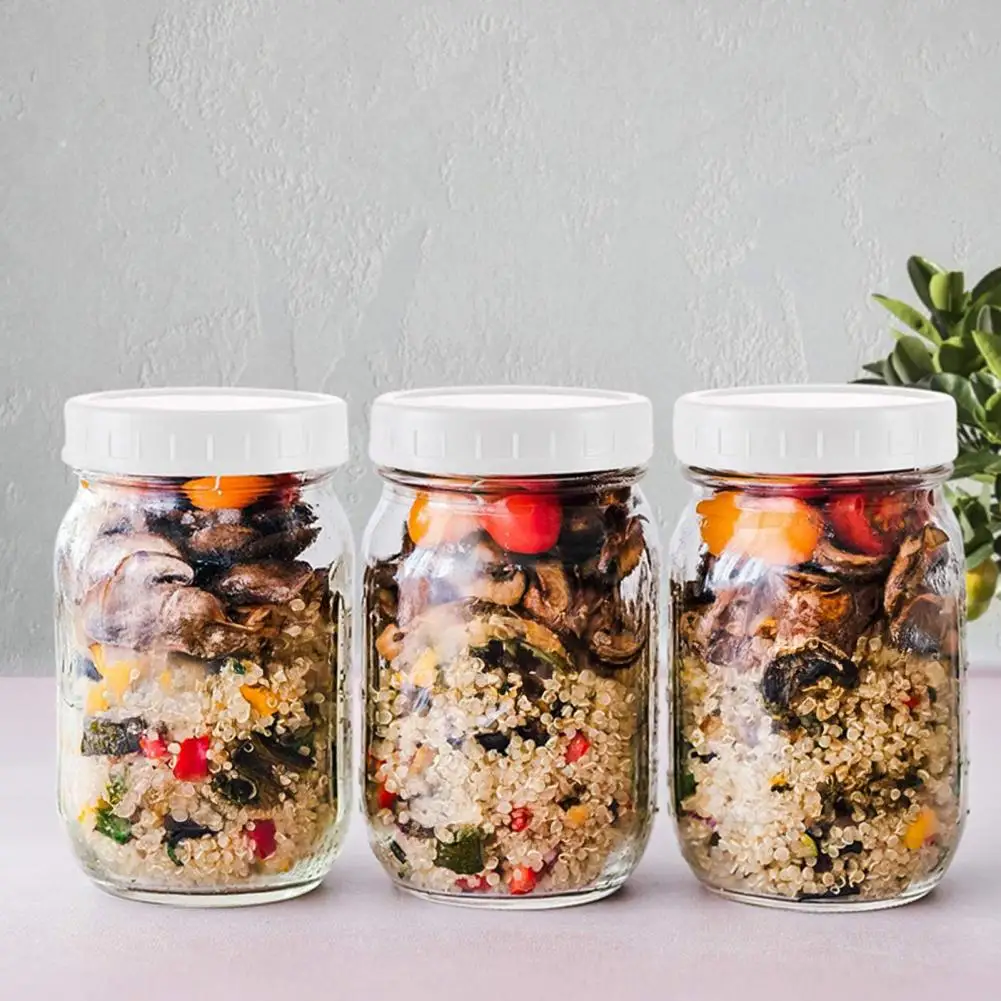 86mm Sealing Cap Reusable Jar Lid 10pcs Wide Mouth Mason Jar Lids Reusable Leak-proof Canning Covers Food Grade for 70/86mm
