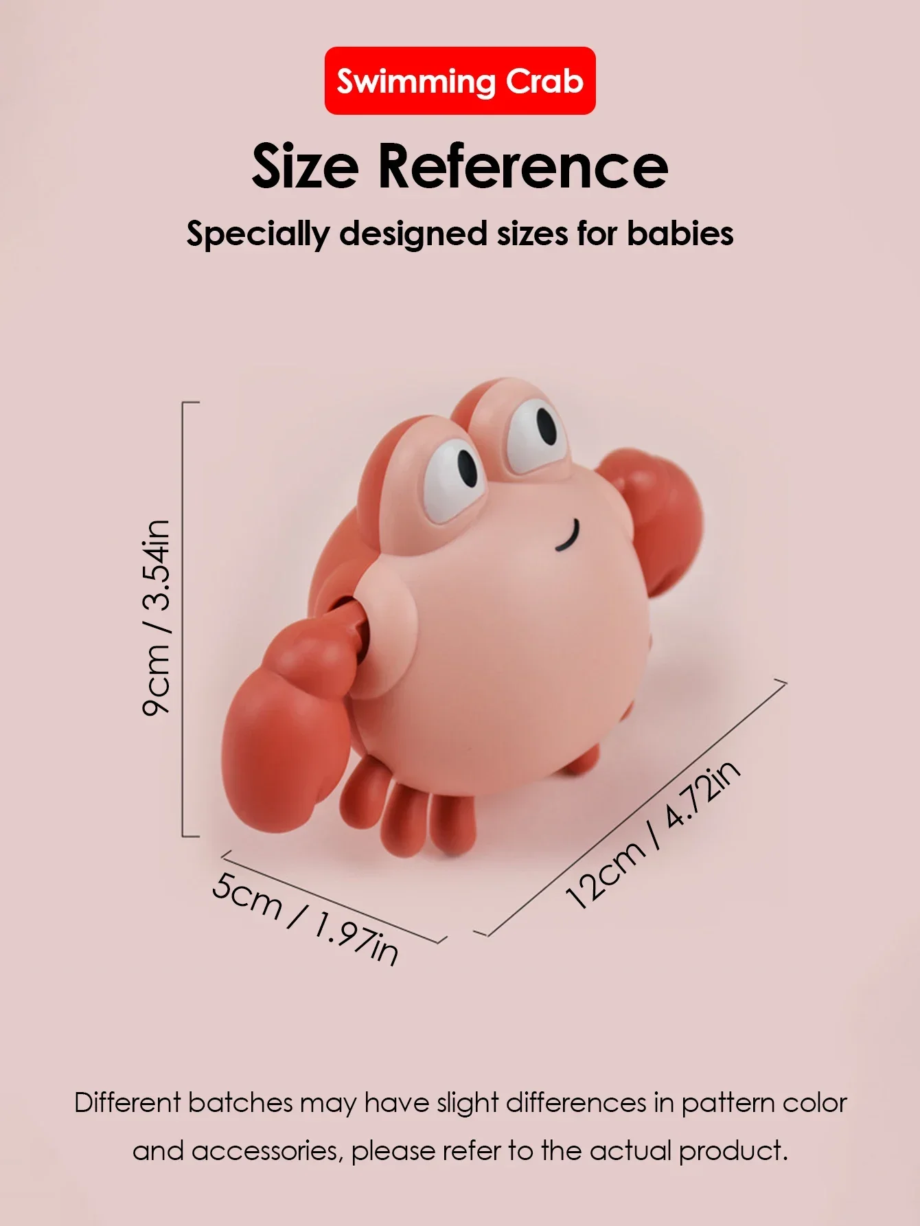 Popularna zabawka do kąpieli dla dzieci - pingwin i krab na łańcuszku, idealna do zabawy w wodzie i nauki pływania.