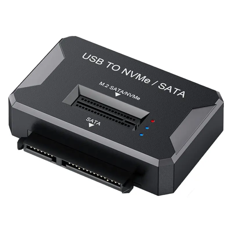 NEW HOT In Stock-NVME SATA-RTL9210C NVME SSD Enclosure 10Gbps 2.5SATA SSD Adapter For NVME PCIE NGFF SATA SSD Enclosure