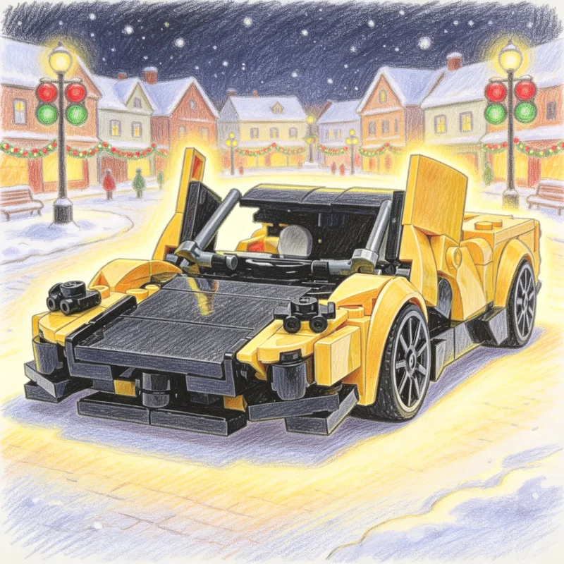 

326pcs MOC FREE Pagani Utopia Opening Doors City Champions Model Building Blocks Creative Gift DIY Display Decor Adult Premium