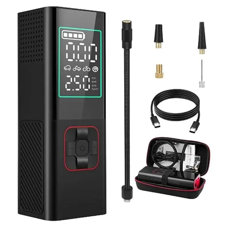 منفاخ الإطارات ضاغط الهواء المحمول-160PSI للسيارة ، ضاغط الهواء منفاخ الإطارات لإطارات السيارات ، الكرات ، المطاطية MOCC