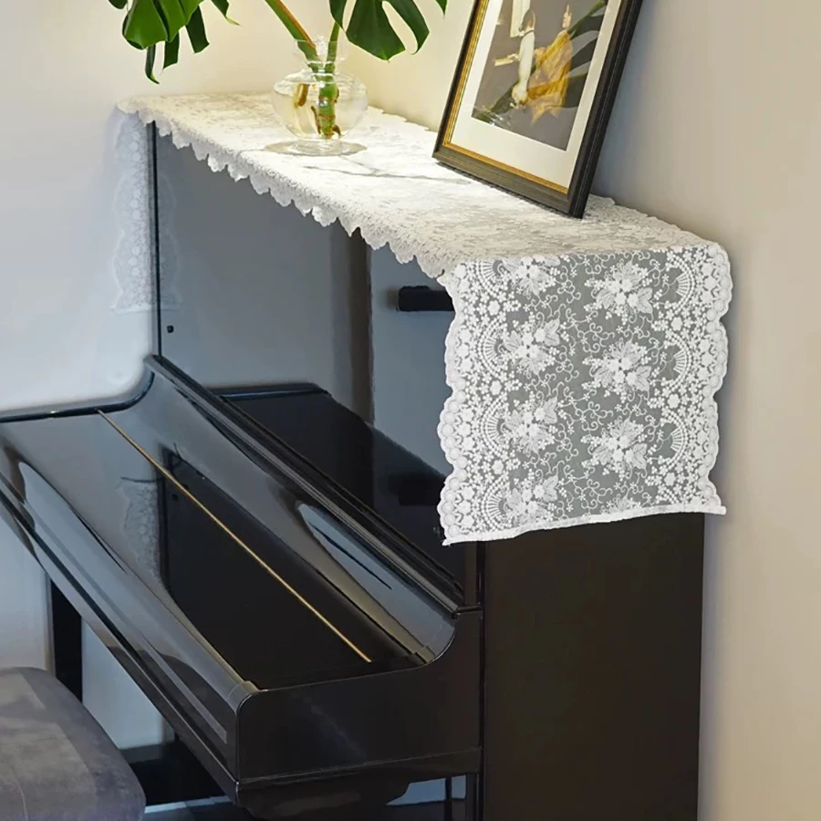 Piano Covers Dust-proof Household Furniture Electronic Digitals Half Draped Protective Cover Keyboard Dust-cover Decoration