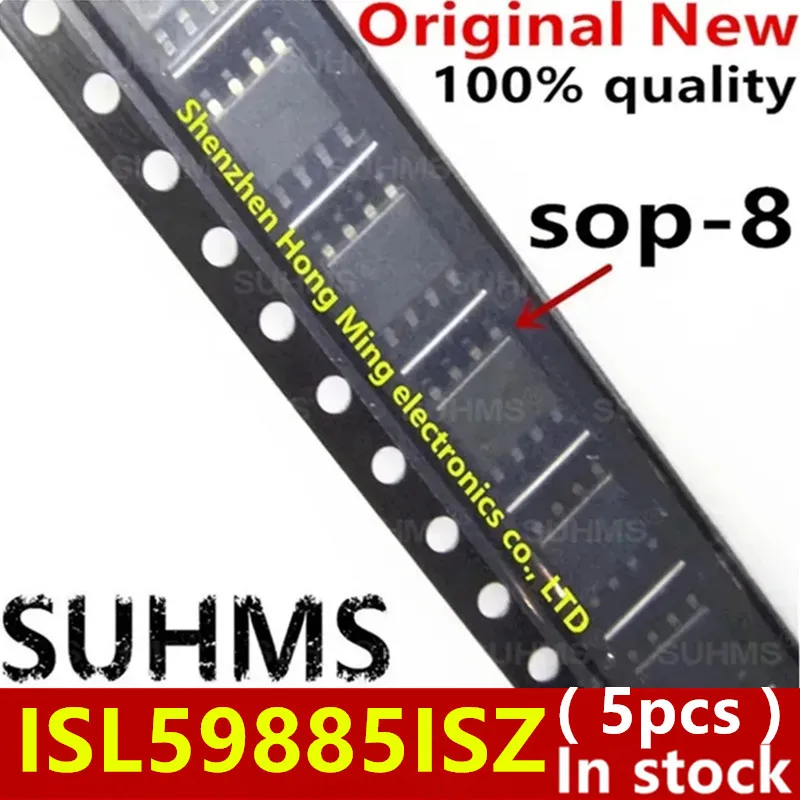 (5piece)100% New ISL59885ISZ ISL 59885 ISZ ISL59885 59885ISZ sop-8 Chipset