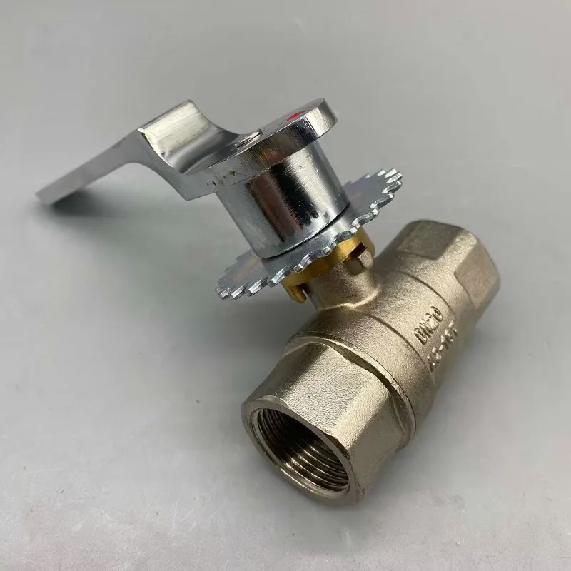 Guang-Style Hotel Stove Valve Chain Air Connecting Valve With Gear Wheel DN20 Gas Control Valve