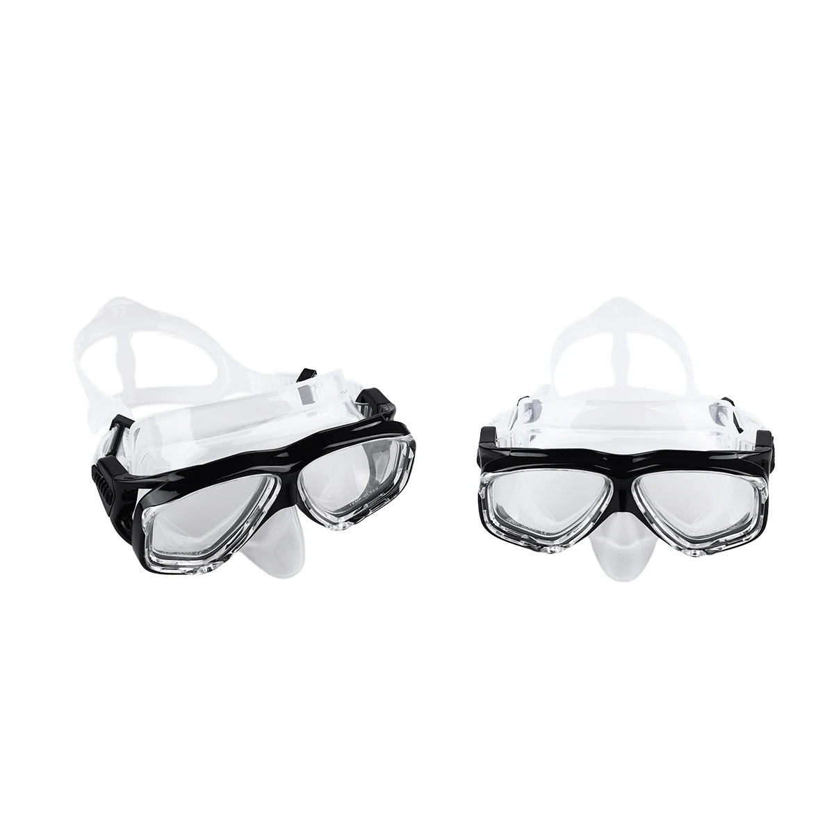 

Diving Snorkeling Mask Tempered Glass Anti fog Adults Swimming Goggles Water Diving Equipment Underwater Scuba Flexible Silicone