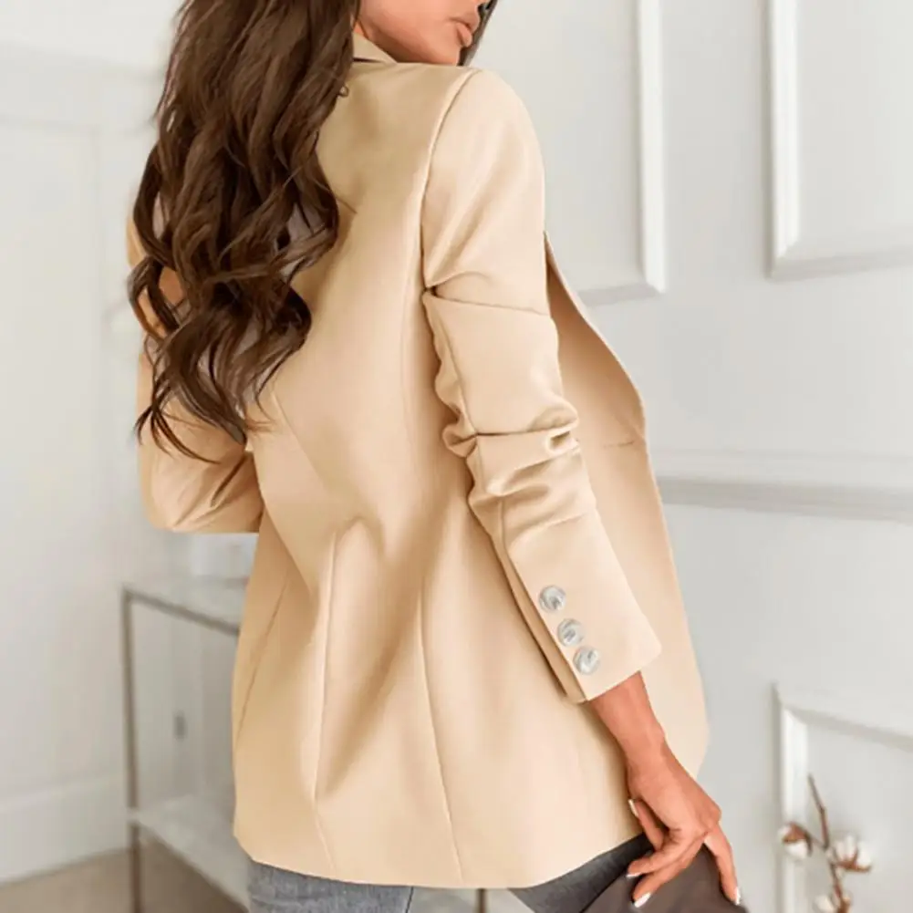 

2025 Fashion Autumn Winter New Style Fashionable Jackets Long Sleeve Collar Slimming Solid Color Coat Women Outerwears
