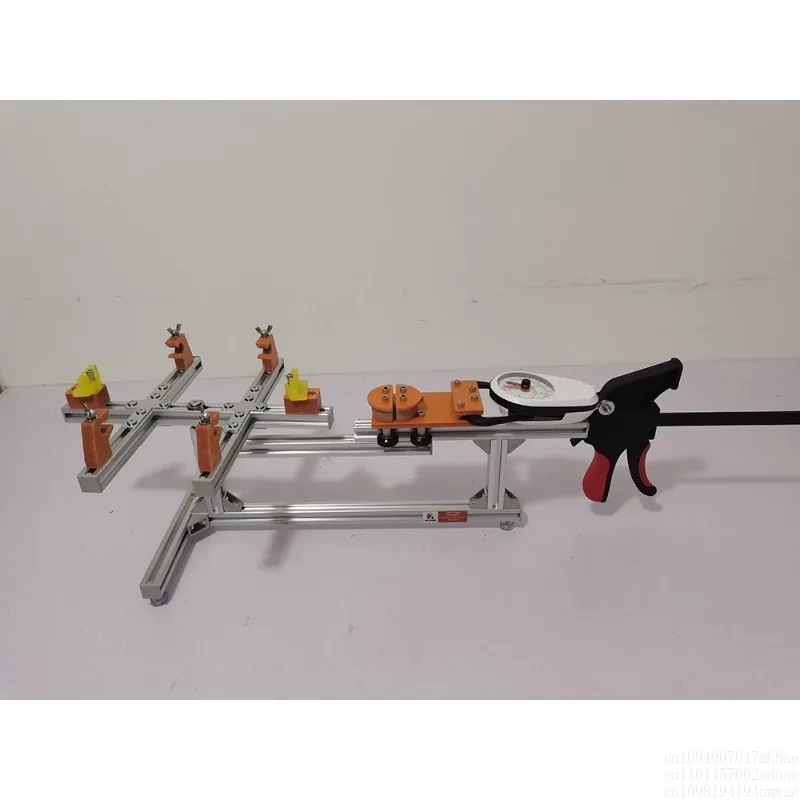 

Household flat pull badminton racket threading/pulling machine