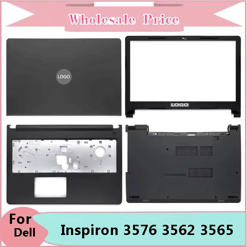 

New For Dell Inspiron 3576 3562 3565 3567 3568 Laptop LCD Back Cover Front Bezel Upper Palmrest Bottom Base Case Keyboard Hinges