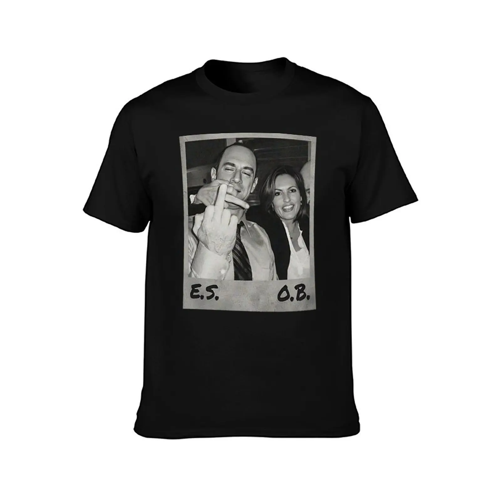 Elliot Stabler And Olivia Benson T-Shirt t shirts for man cotton T-Shirt