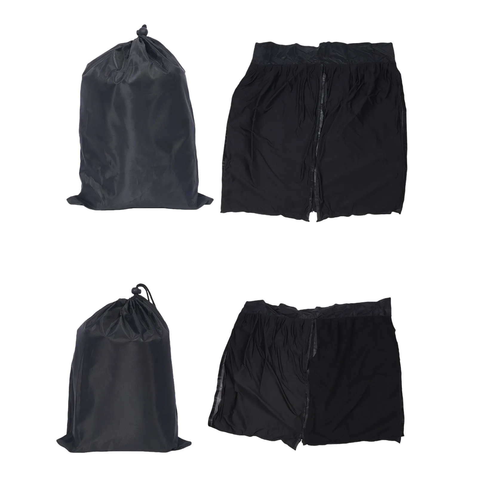 

Door Curtain for Camping Car Double Layer Door Curtain Magnetic Closure Outdoor Windproof Mesh Curtain for RV Camping Car