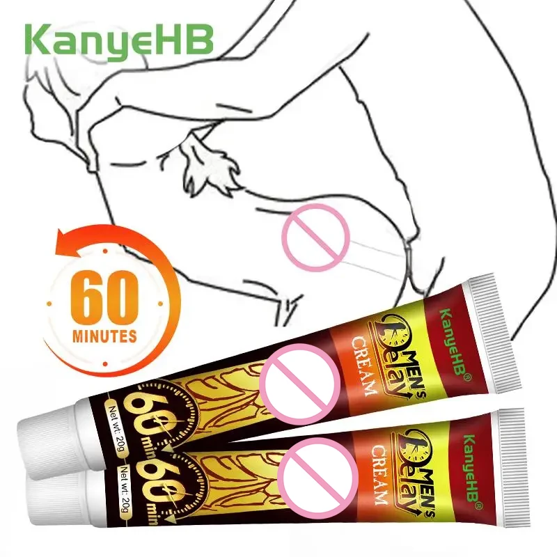 

2Pcs Sex Delay Cream Effective Reduce Sensitivity Men Anti Premature Ejaculation Lasting Long 60 Minutes Penis Erection A1765