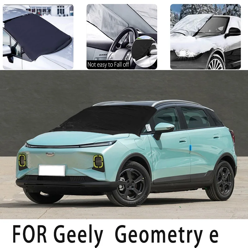 

Car snow cover front cover for Geely Geometry E heat insulation sunshade Antifreeze wind Frost prevention car accessories