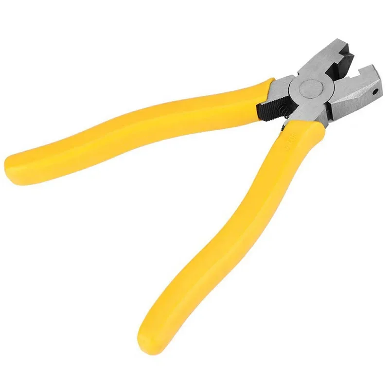 Aluminum Frame Folding Pincers V-Groove Notch Folding Scissors Edge Pliers 90 Degrees V-Shaped Plucking Edge of Woodworking Tool