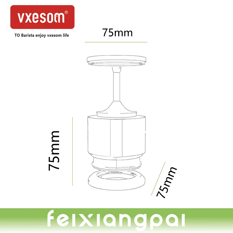 Vxesom Edelstahl Kaffee Dosier becher Pulver Feeder Teil für 58/53/52mm Espresso maschine Dosier becher Kaffee geschirr Zubehör