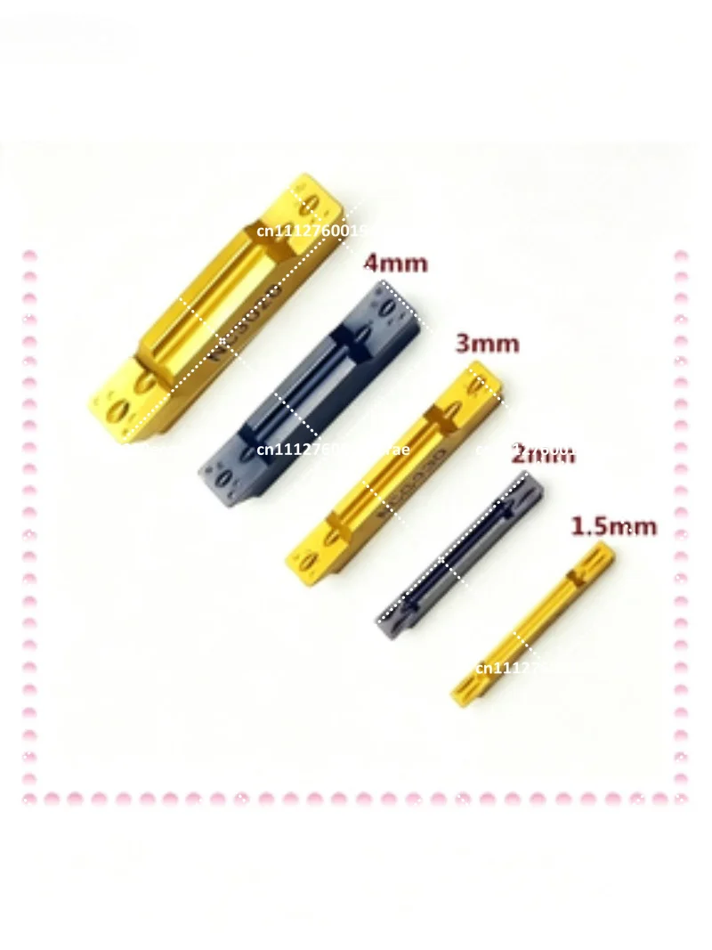 1Pc MGMN200 MGMN250 MGMN300 MGMN400 MGMN500 MGMN600 NC3020 3030 PC9030 Slotted Cutting Carbide Blade Lathe Tool Tungsten