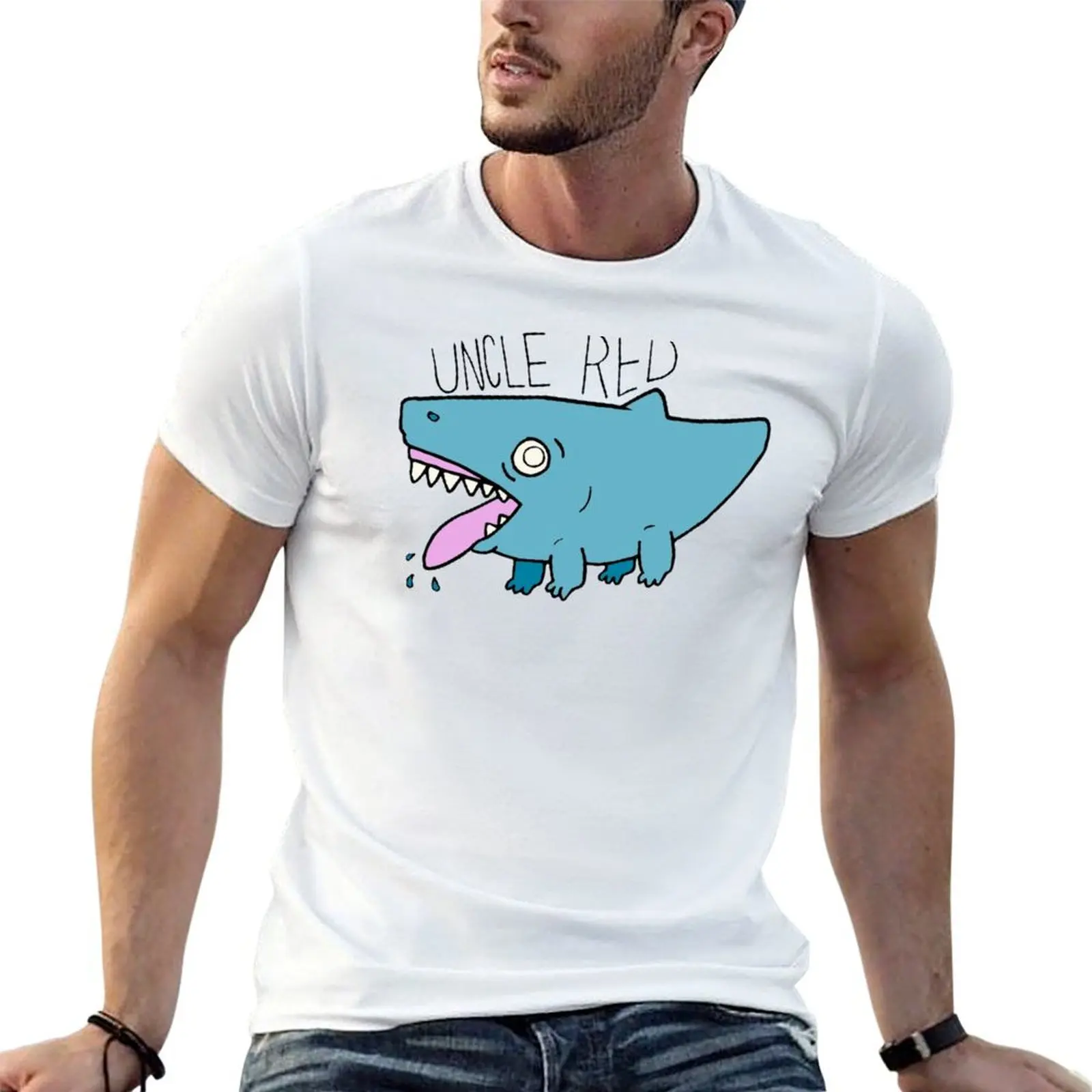 

Футболка Land Shark, мужские футболки, облегающая футболка, персонализированная футболка