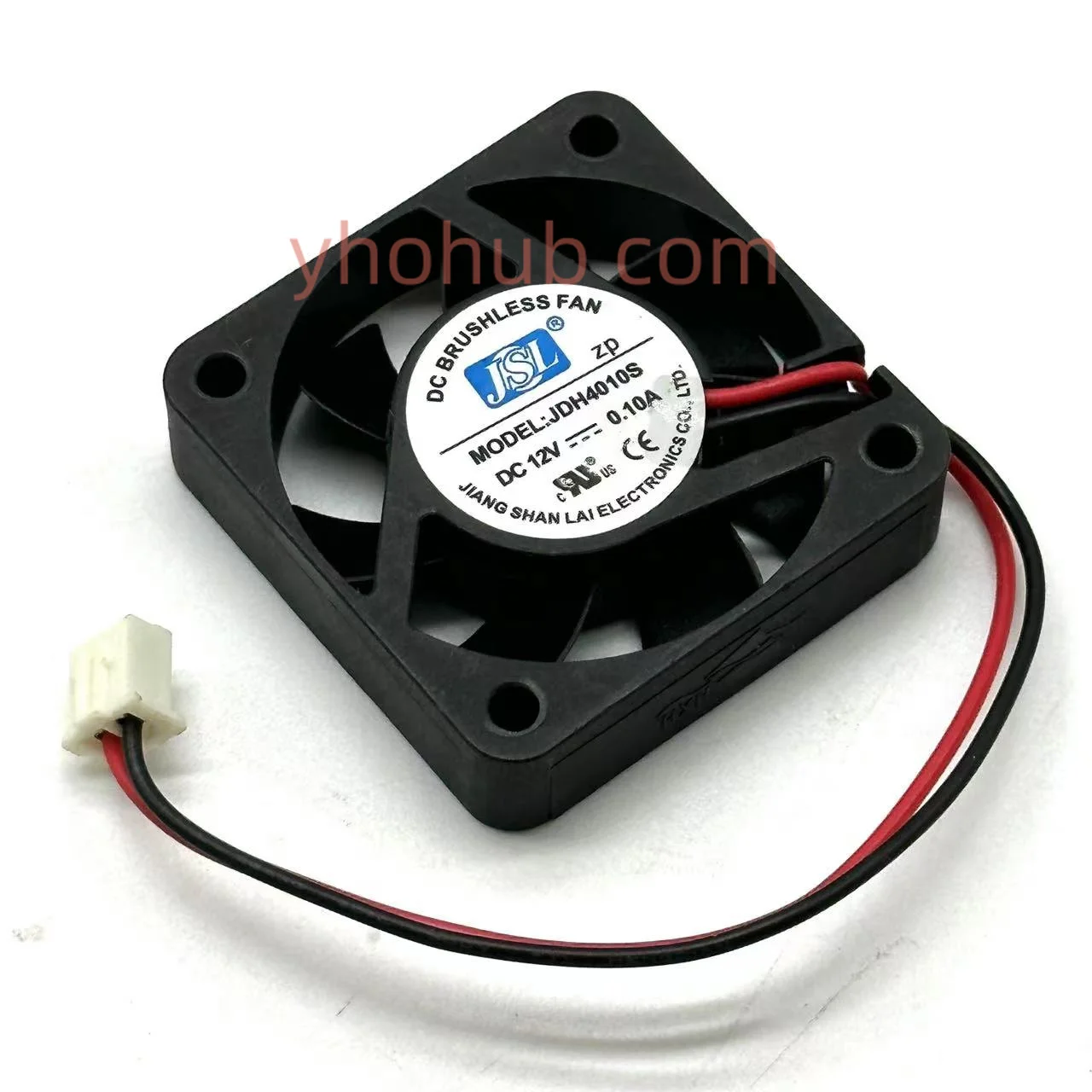 

JSL JDH4010S DC 12V 0.10A 40x40x10mm 2-Wire Server Cooling Fan