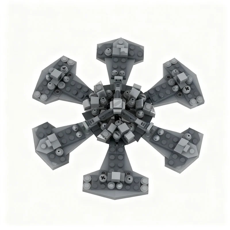 339pcs MOC Icons Atlantis City Microscale Stargate Model Building Blocks Architecture Christmas Gifts Idea Toys Education Brick