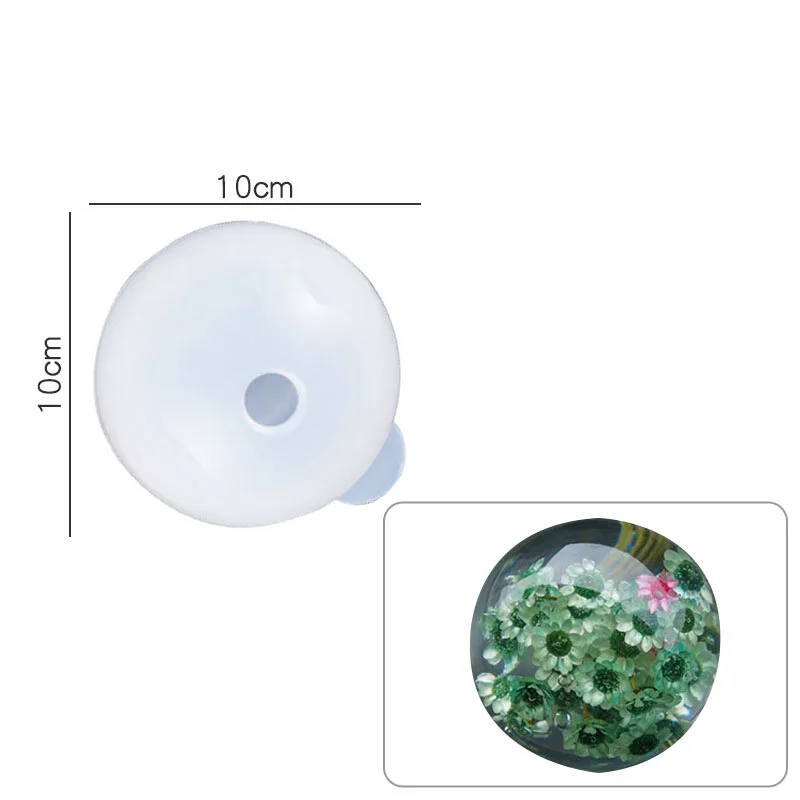 Round Clear Silicone Mold for DIY Jewelry Making