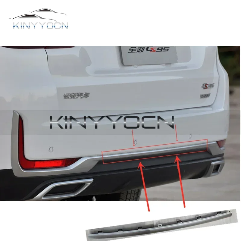 For Changan CS95  2019 20 Rear Bumper Fog Light Reflector Stop Light Trim Strip Cover