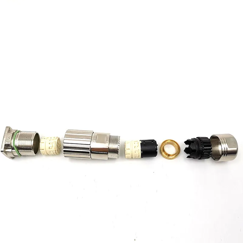 

9M23 heavy-strength connector aviation plug square seat male and female 12 19 holes 17 pins 6 pins 8PIN servo motor code