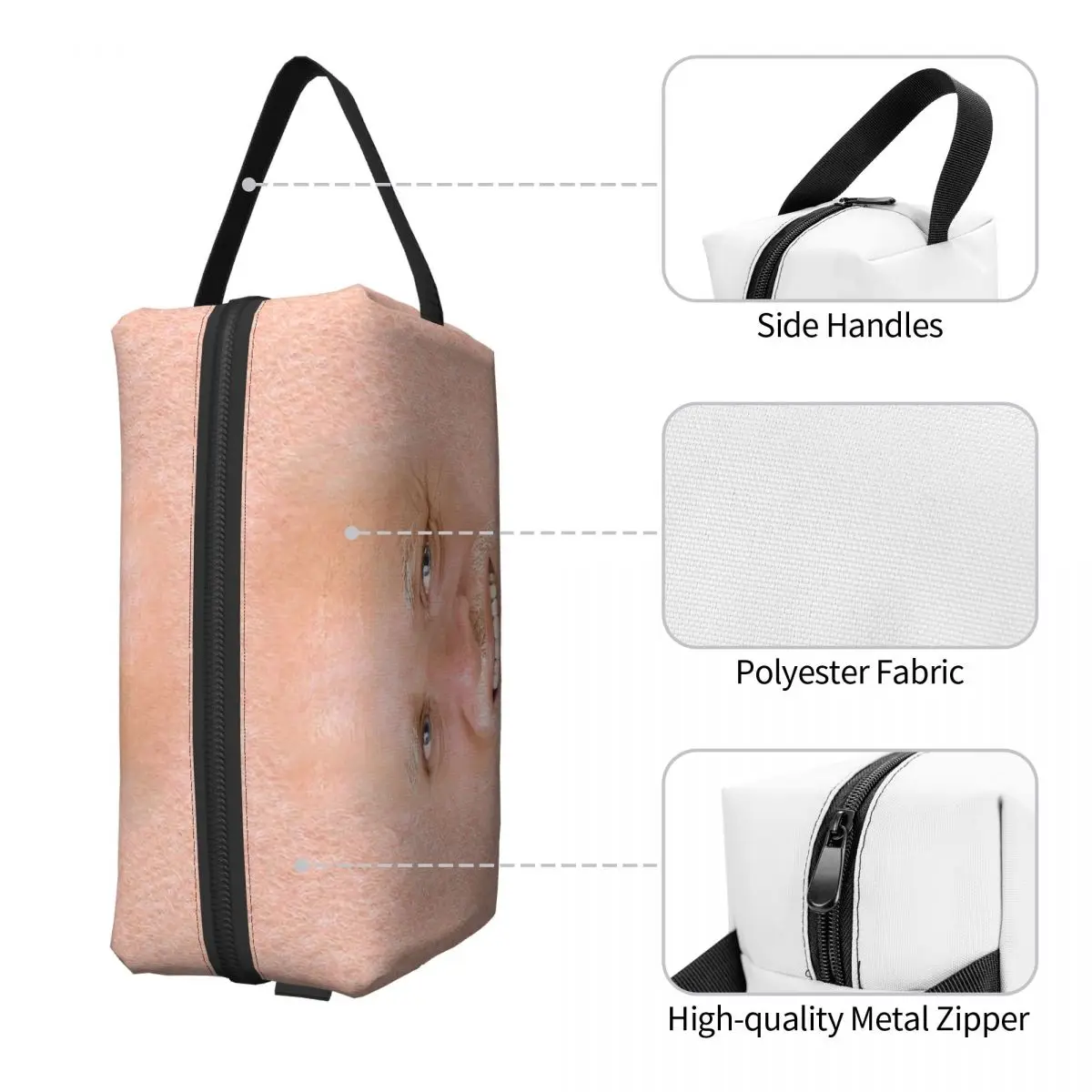 إخفاء الألم هارولد ميمي حقيبة مستحضرات تجميل منظم مستحضرات التجميل تخزين Dopp عدة أدوات الزينة حقيبة مستحضرات التجميل مقلمة