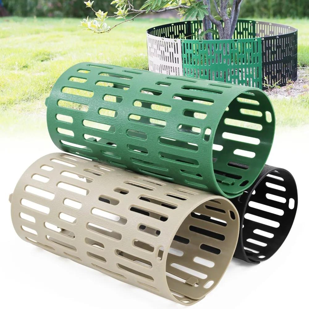 

6pcs Adjustable Tree Trunk Protector Protecting Trees with Twist Ties Plant Guard Protectors Vent Hole Design