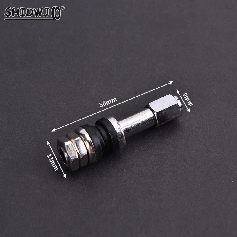 4pcs TR48E Bolt-in Car Tubeless Wheel Tire Valve Stem Dust Cap Cover For Motorcycles Scooter Moped Bicycle Stainless Steel Rims