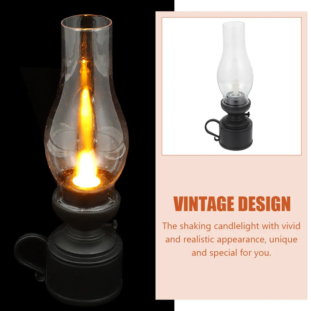 

Ретро LED-лампа: винтажный декоративный светильник для дома, имитация пламени, беспламенный ночник, декоративная LED-подсветка