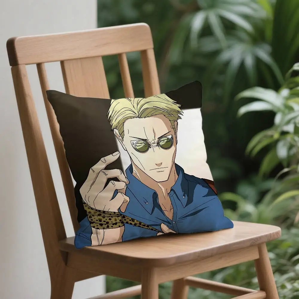 كول H-nanami Kento-S كيس وسادة رمي غطاء وسادة الشمال خمر نمط وسادة تغطي غرفة المعيشة المنزلي أريكة الأريكة مقعد ديكور