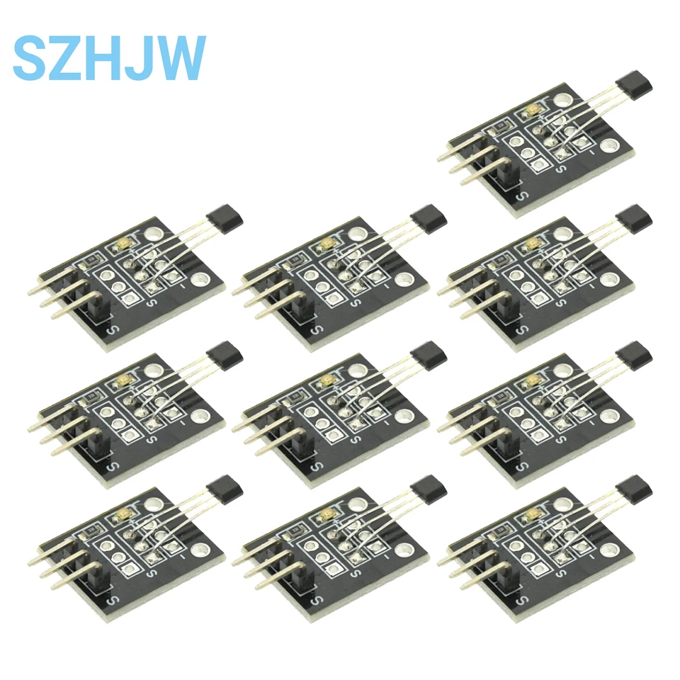 Módulo de sensor magnético de efecto Hall analógico KY-035 – Alta sensibilidad 49E para Arduino, con indicador LED 1-10PCS