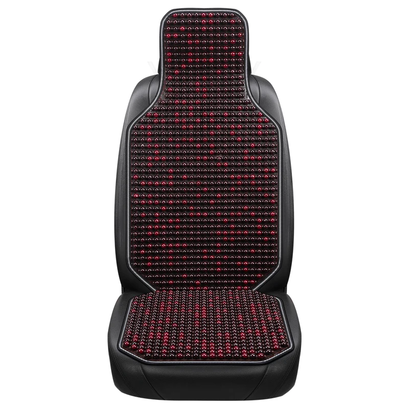 Summer wooden beadwire ventilation car lumbar cushion mesh breathable back cushion bamboo wire massage waist pad lumba