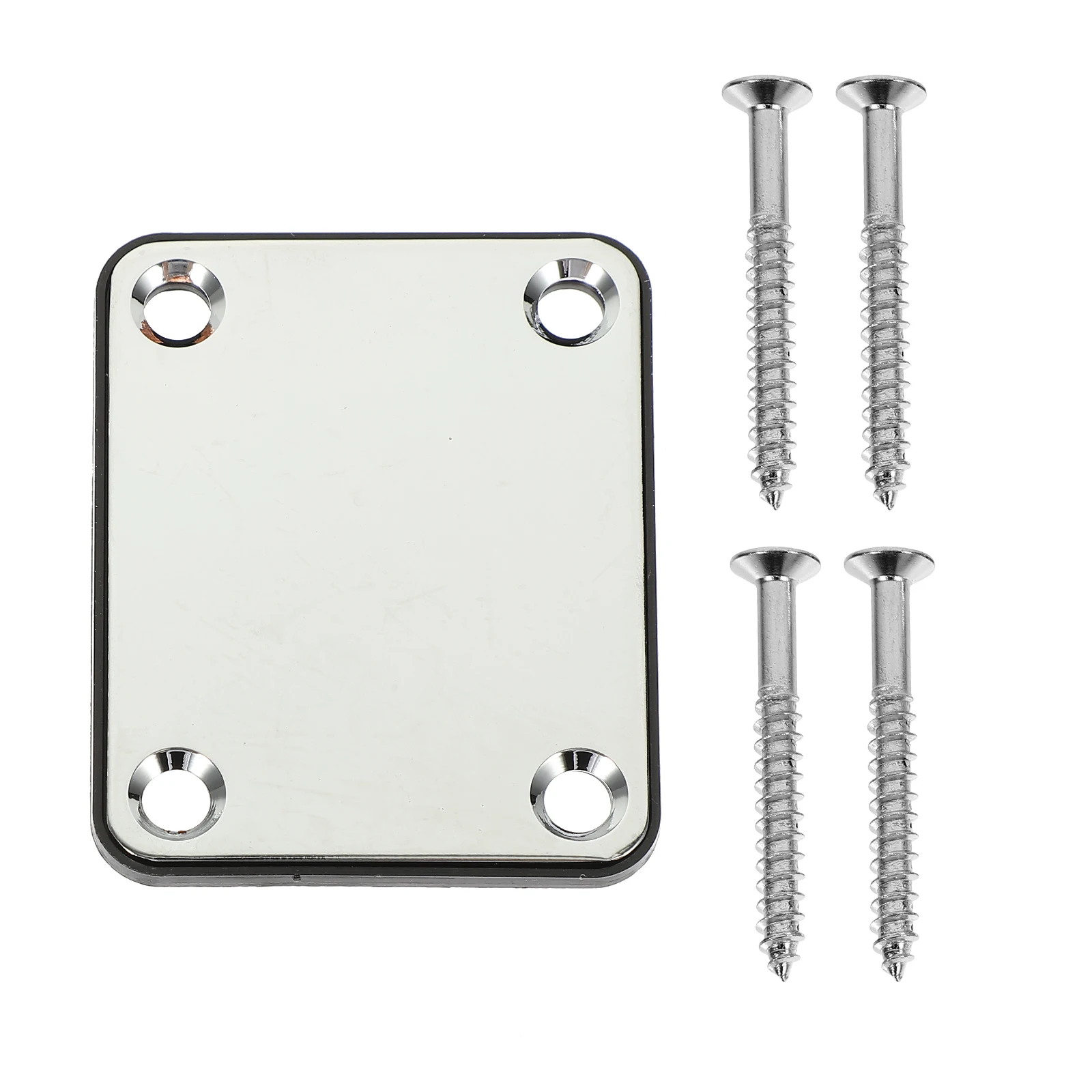 

Multiple Neck Connection Plate Electric Guitar Reinforcing Silver Replacement Parts